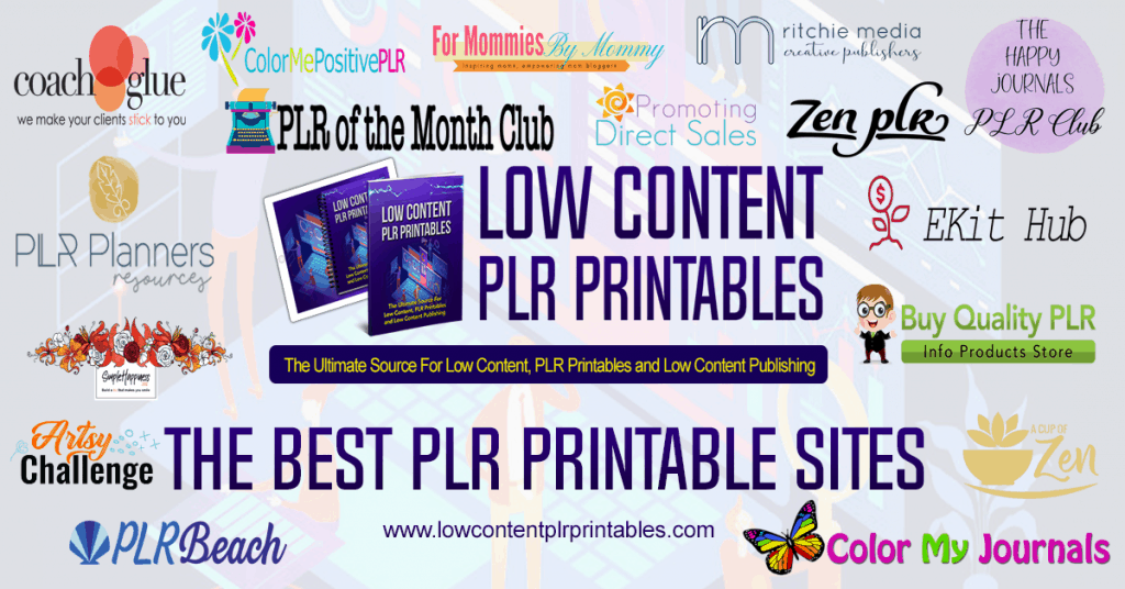 Download The Best Plr Printable Sites Best Low Content Plr Printable Stores