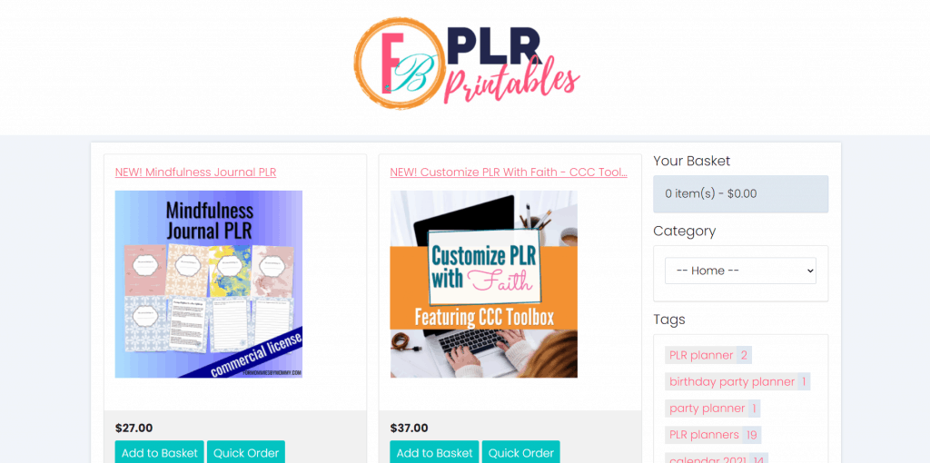 For Mommies By Mommy PLR Printables and Training Courses