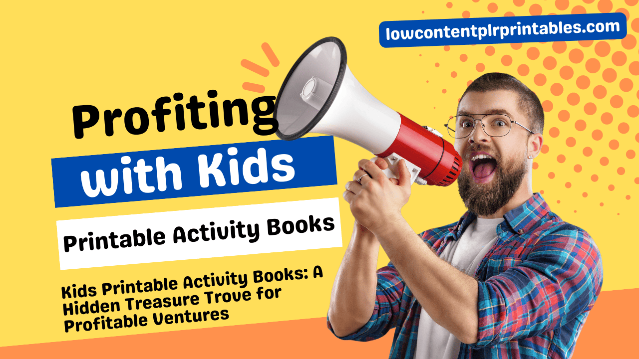 Profiting with Kids Printable Activity Books