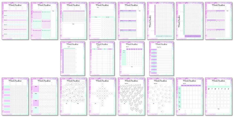 Mood Tracker PLR Bundle 4