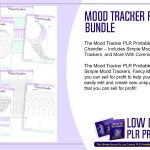 Mood Tracker PLR Printable Bundle