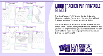 Mood Tracker PLR Printable Bundle