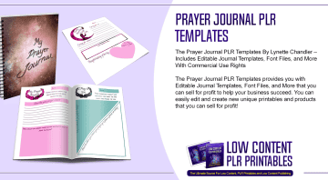 Prayer Journal PLR Templates