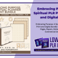 Embracing Purpose A Spiritual PLR Planner Print and Digital Bundle