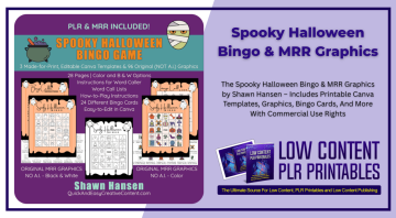 Spooky Halloween Bingo & MRR Graphics