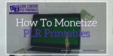 How To Monetize PLR Printables