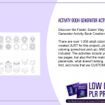 Activity Book Generator Activity Book Creation Software