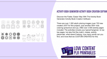 Activity Book Generator Activity Book Creation Software