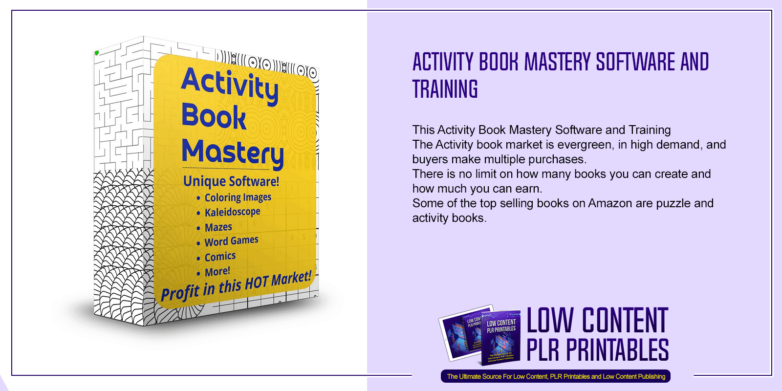 Activity Book Mastery Software and Training