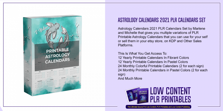 2021 astrology wall calendar