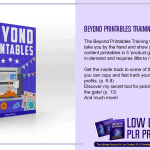 Beyond Printables Training Course