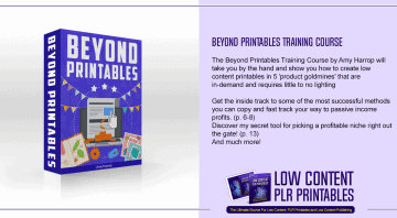 Beyond Printables Training Course