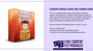 Childrens Printable Empire Video Training Course