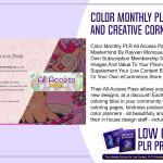 Color Monthly PLR All Access Pass and Creative Corner Mastermind