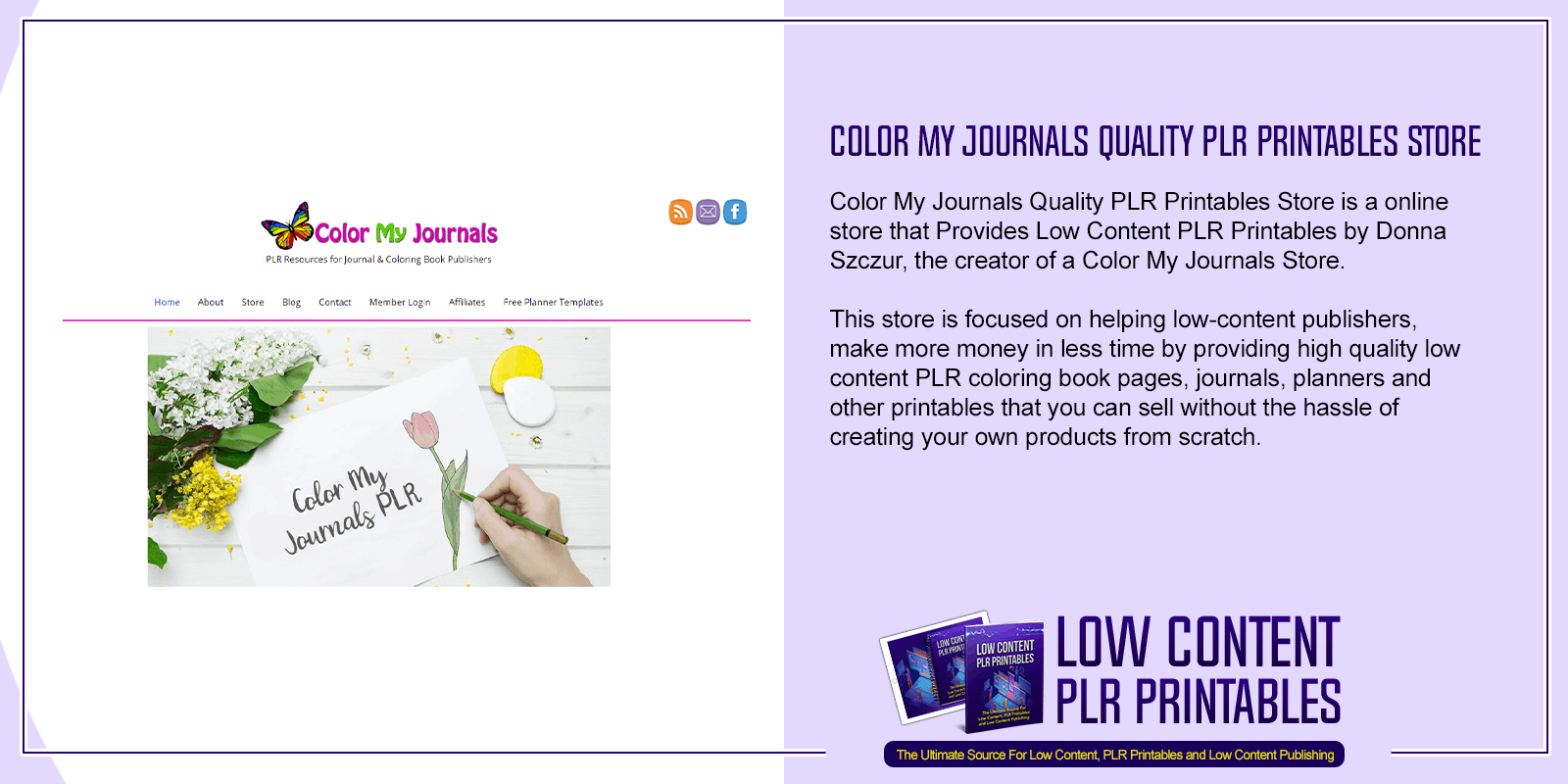 Color My Journals Quality PLR Printables Store