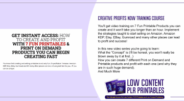 Creative Profits Now Training Course