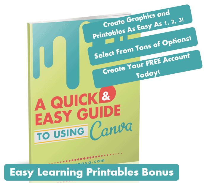 Easy Learning Printables Training Course Bonus Guide to Canva