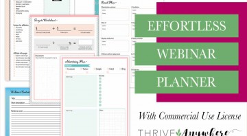 Effortless Webinar Done For You PLR Planner