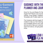 Guidance with the Angels PLR Planner and Journal