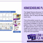 Homeschooling PLR Printables Pack