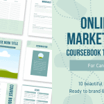 Online Marketers Coursebook Free Canva PLR Workbook Template