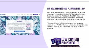 PLR Beach Professional PLR Printables Shop