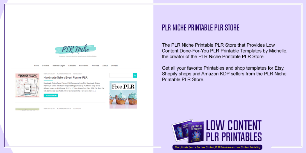 Plr Niche Printable Plr Store Low Content Plr Providers