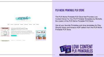 PLR Niche Printable PLR Store