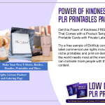 Power of Kindness Free POD PLR Printables Pack