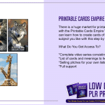 Printable Cards Empire Video Training Course 1