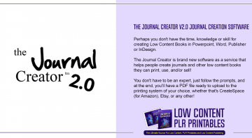 The Journal Creator V2.0 Journal Creation Software