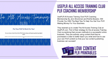 UsePLR All Access Training Club PLR Coaching Membership