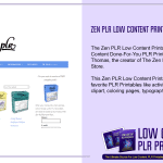 Zen PLR Low Content Printables