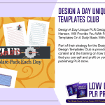 Design A Day Unique PLR Design Templates Club