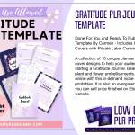 Gratitude PLR Journal Template
