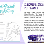 Successful Social Media Marketing PLR Planner