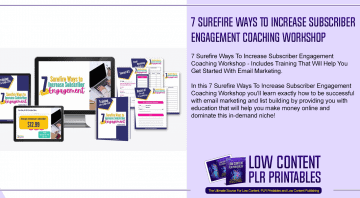 7 Surefire Ways To Increase Subscriber Engagement Coaching Workshop