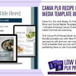 Recipe Book Template – Digital PLR Hub