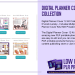 Digital Planner Cover 12 Kit Collection