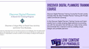 Discover Digital Planners Training Course