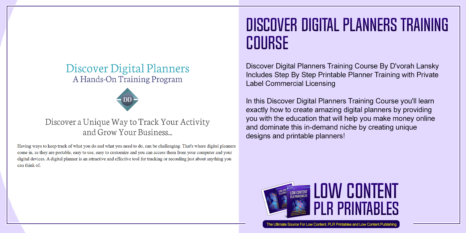 Discover Digital Planners Training Course