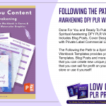 Following the Path to a Spiritual Awakening DFY PLR Workbook Templates