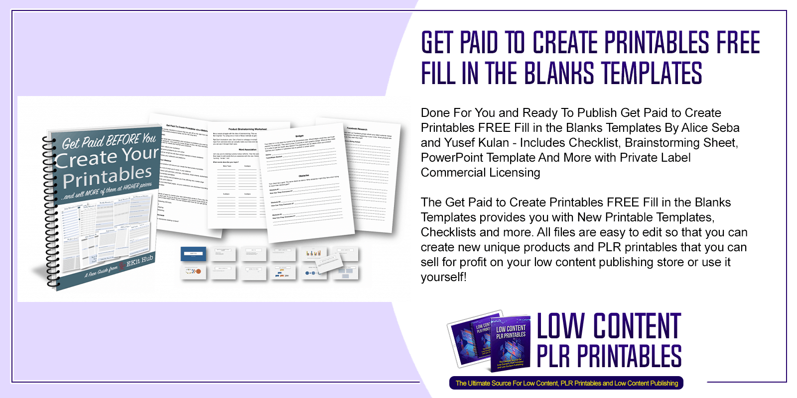 Get Paid to Create Printables FREE Fill in the Blanks Templates