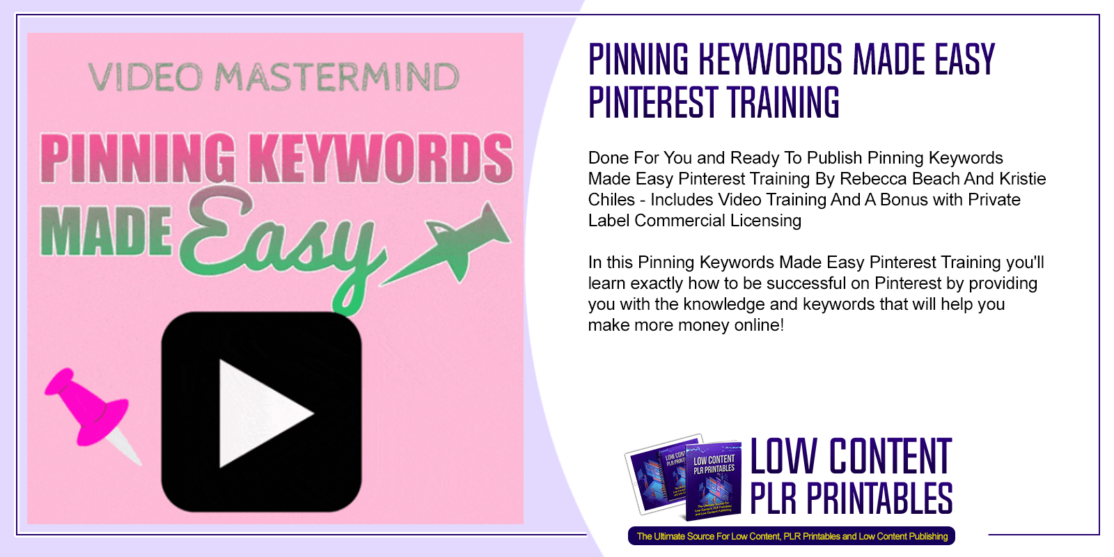 Pinning Keywords Made Easy Pinterest Training