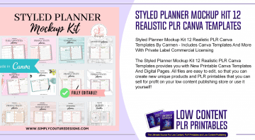 plr canva templates Archives | Low Content PLR Printables