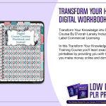 Transform Your Knowledge into Digital Workbooks Training Course