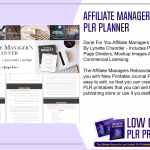 Affiliate Managers Rebrandable PLR Planner