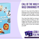 Call of the Wild Fun Animal in the Wild Drawings PLR Coloring Pack