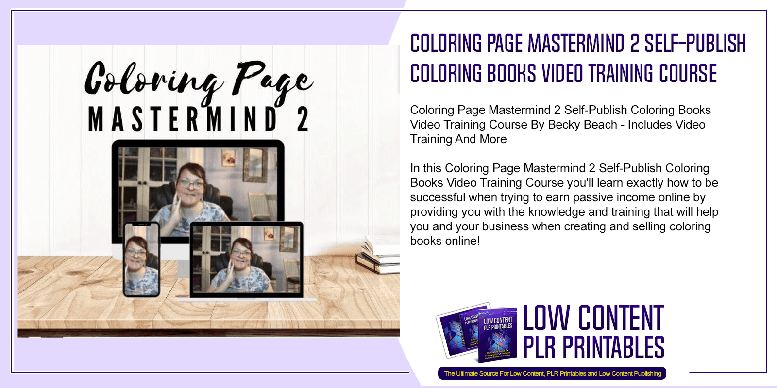 Coloring Page Mastermind 2 Self Publish Coloring Books Video Training Course