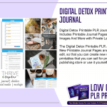 Digital Detox Printable PLR Journal